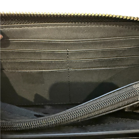Kate Spade Lola Glitter Large Continental Wallet in Black - Picture 16 of 16